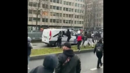 Βρυξέλλες: Σοβαρά επεισόδια σε διαδήλωση κατά των μέτρων για την πανδημία (ΒΙΝΤΕΟ)