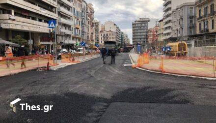 Θεσσαλονίκη: Συνεχίζονται οι εργασίες στη γέφυρα “Μυτιληνάκια” στη Μοναστηρίου