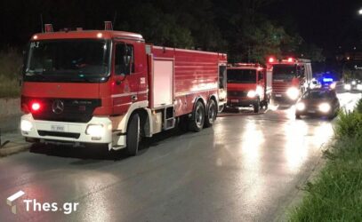 Τυλίχτηκε στις φλόγες εν κινήσει αυτοκίνητο στην Εθνική Οδό Θεσσαλονίκης – Μουδανιών