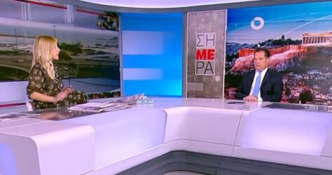 Αγριος καβγάς Αναστασοπούλου – Γεωργιάδη στον “αέρα” του ΣΚΑΪ: “Αφήστε τις ειρωνείες για τον κ. πρωθυπουργό” (ΒΙΝΤΕΟ)