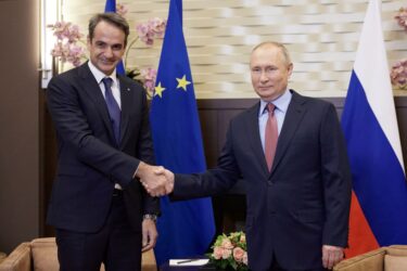 Οι ευχές του Βλαντιμίρ Πούτιν στον Κυριάκο Μητσοτάκη για την Πρωτοχρονιά