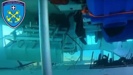 Πάρος: Βίντεο-ντοκουμέντο από το ναυάγιο – Η υποβρύχια έρευνα των βατραχανθρώπων