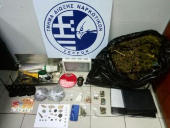 Σέρρες: Συνελήφθη για κατοχή μεγάλων ποσοτήτων κάνναβης (ΦΩΤΟ)