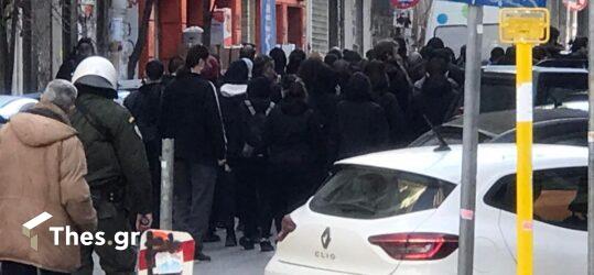 Θεσσαλονίκη: Πορεία για την εκκένωση κατάληψης στο Βιολογικό του ΑΠΘ (ΦΩΤΟ)