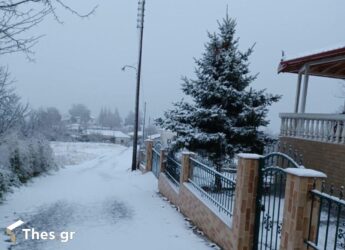 Φλώρινα: Μετά τον ισχυρό σεισμό άρχισε η χιονόπτωση (ΒΙΝΤΕΟ)