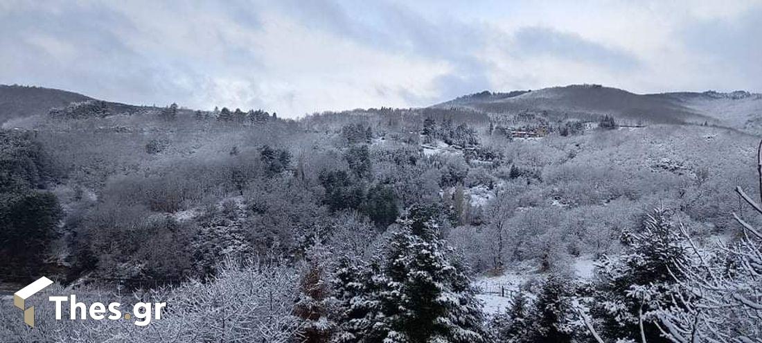 χιόνια Χαλκιδική Ταξιάρχης