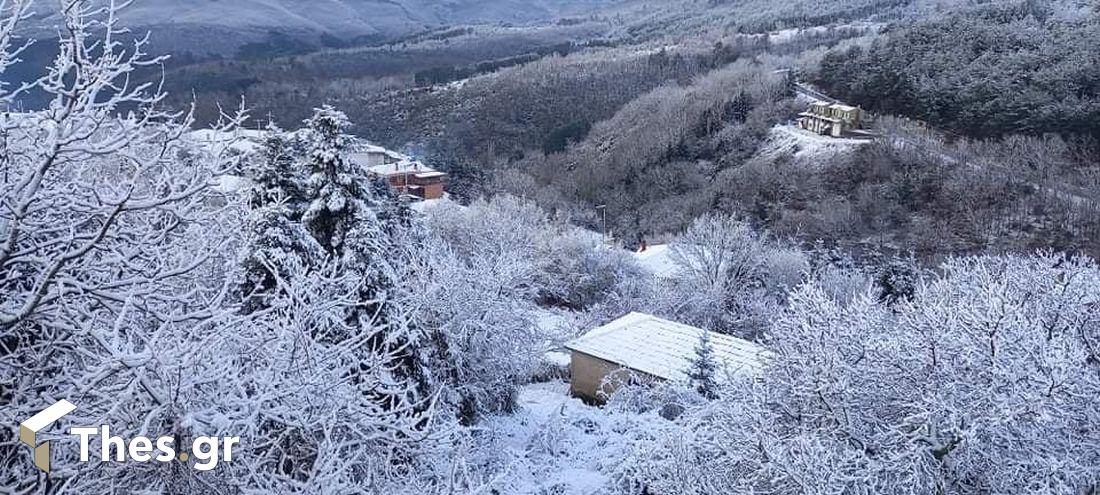 χιόνια Χαλκιδική Ταξιάρχης