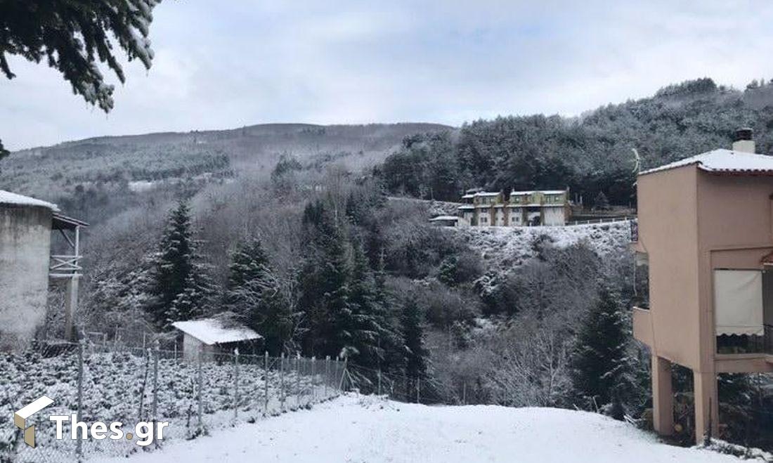 χιόνια Χαλκιδική Ταξιάρχης