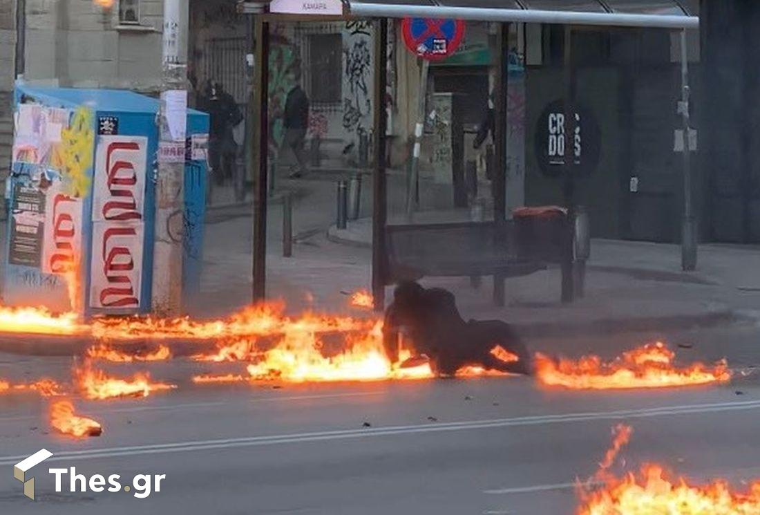 Θεσσαλονίκη διαδηλωτής