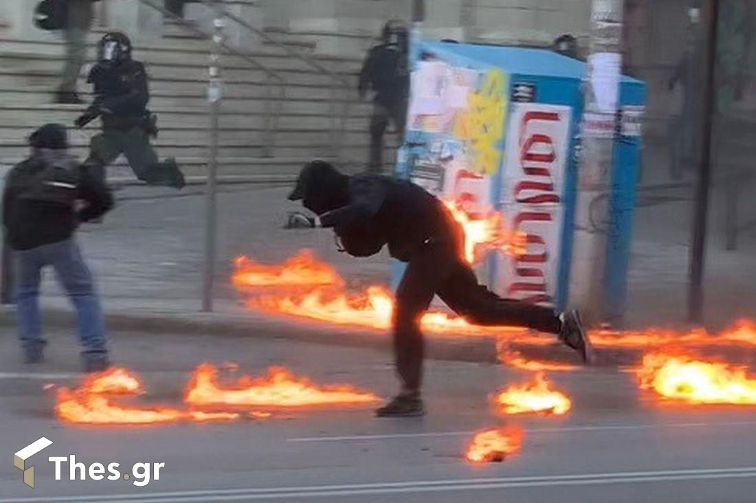 Θεσσαλονίκη διαδηλωτής