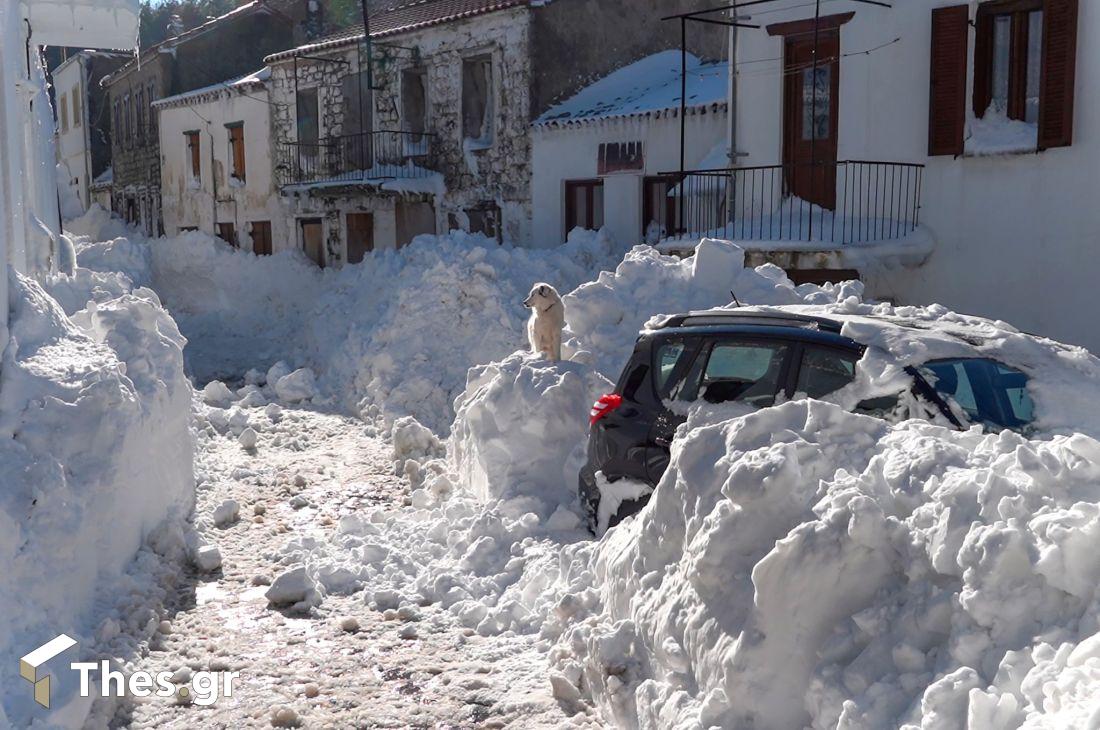 Σαμοθράκη χιόνια