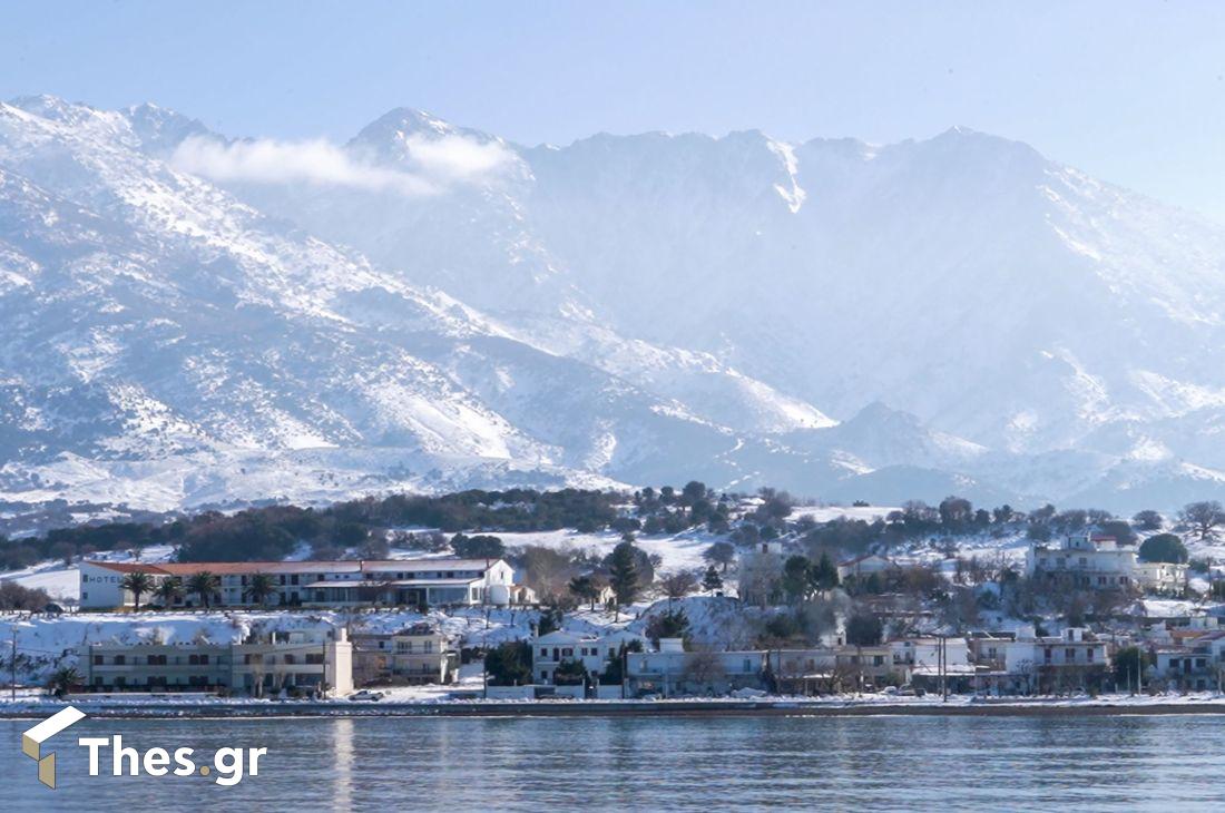 Σαμοθράκη χιόνια