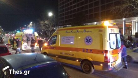 Τροχαίο ατύχημα με μία τραυματία στη Θεσσαλονίκη (ΦΩΤΟ)
