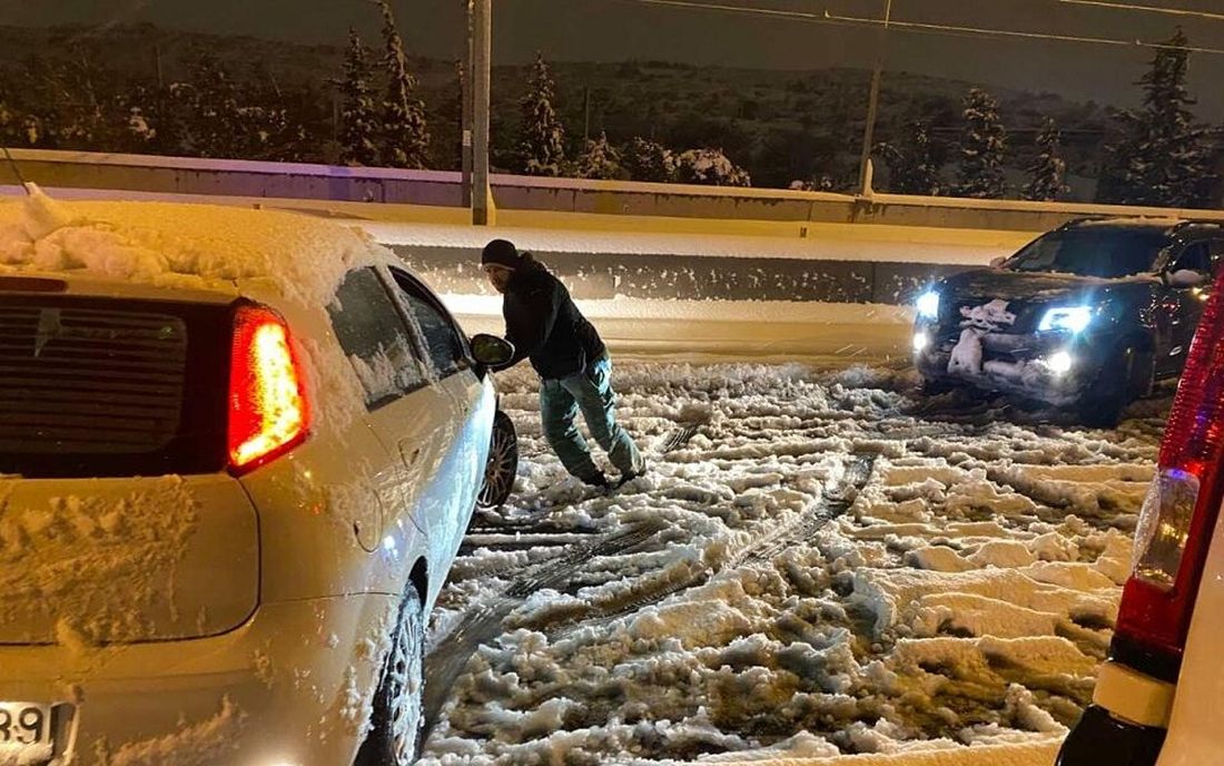 κακοκαιρία Ελπίς Αττική Οδός