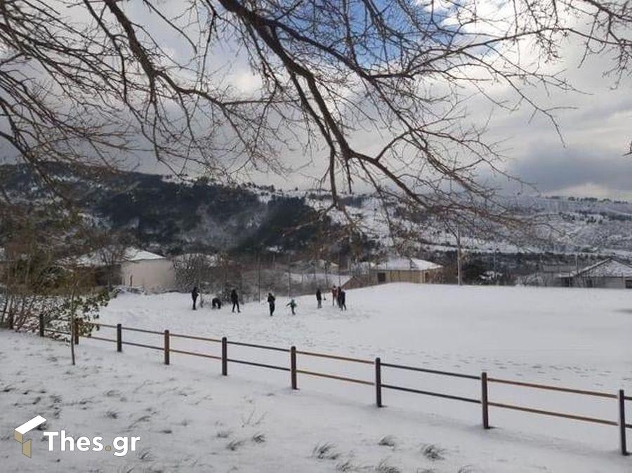 Θεολόγος Θάσος χιόνια