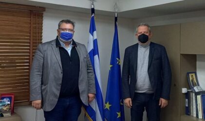 Δήμος Θεσσαλονίκης: Με τον πρόεδρο του ΦΟΔΣΑ συναντήθηκε ο Κώστας Ιακώβου