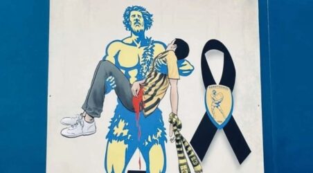Παναιτωλικός: Συγκλονίζει το πανό για τη δολοφονία του 19χρονου Αλκη (ΦΩΤΟ)