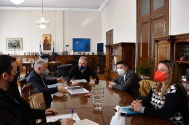 Συνάντηση Καλαφάτη-Κυρίζογλου για το πρόβλημα της αποχέτευσης