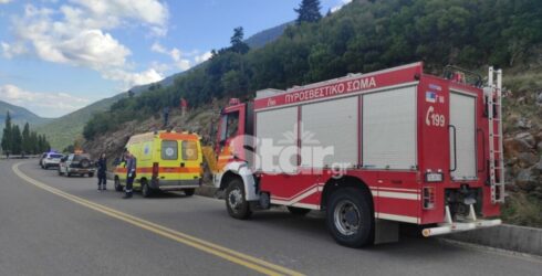 Χαλκίδα: Τρεις τραυματίες έπειτα από την εκτροπή ασθενοφόρου