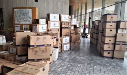 Θεσσαλονίκη: Πάνω από 20 τόνοι ανθρωπιστικής βοήθειας για τον ουκρανικό λαό σε μόλις δύο ημέρες (ΦΩΤΟ)