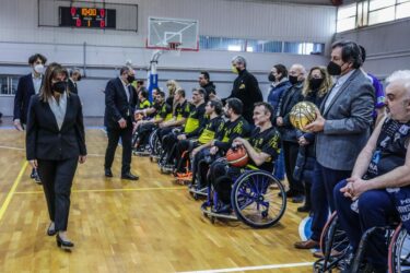 Θεσσαλονίκη: Παρουσία της ΠτΔ αγώνας μπάσκετ με αμαξίδιο (ΦΩΤΟ)
