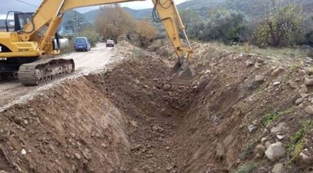 ΠΚΜ: Αντιπλημμυρικά έργα στο χείμαρρο Κρασοπούλι Ημαθίας