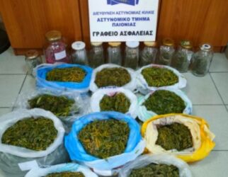 Θεσσαλονίκη: Χειροπέδες σε άνδρα που έκρυβε σπίτι του 2 κιλά κάνναβη