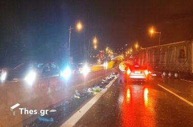 Θεσσαλονίκη: “Βροχή” τα τροχαία στον Περιφερειακό