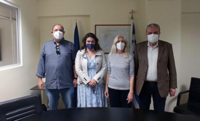 Επίσκεψη της Οικολογίας – Πράσινης Λύσης στα γραφεία της ΕΥΑΘ Παγίων