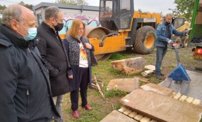 Εντοπίστηκαν στο πρώην στρατόπεδο Παύλου Μελά εβραϊκές μαρμάρινες επιτύμβιες επιγραφές