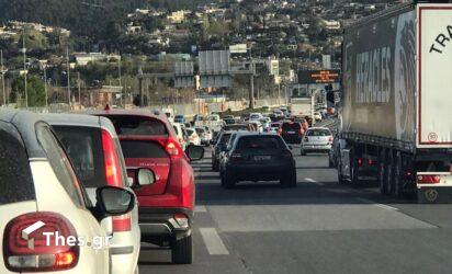 Θεσσαλονίκη: Μποτιλιάρισμα στον Περιφερειακό λόγω εργασιών καθαρισμού