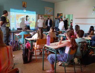 Μαθήματα κυκλοφοριακής αγωγής στα σχολεία της Θεσσαλονίκης από την Δημοτική Αστυνομία (ΦΩΤΟ)