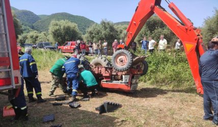 Νεκρός 61χρονος πατέρας τεσσάρων παιδιών – Ανατράπηκε το τρακτέρ (ΦΩΤΟ)