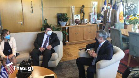 Θεσσαλονίκη: Με τον νέο πρέσβη των ΗΠΑ Τζορτζ Τσούνη συναντήθηκε ο Κωνσταντίνος Ζέρβας (ΒΙΝΤΕΟ & ΦΩΤΟ)