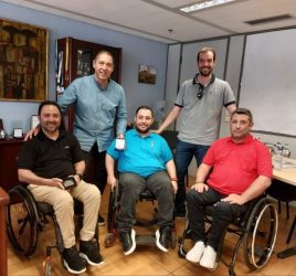 Στο δημαρχείο Θεσσαλονίκης η αντιπροσωπεία της Ελληνικής Παραολυμπιακής Επιτροπής