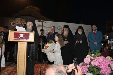 Η Καλαμαριά υποδέχθηκε τον Οικουμενικό Πατριάρχη (ΦΩΤΟ)