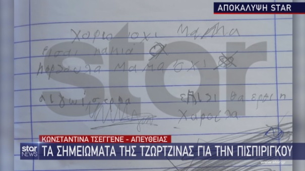 σημείωμα Τζωρτζίνα Πάτρα 
