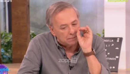 Ανδρέας Μικρούτσικος: “Χίλια συγγνώμη, δεν ήθελα να το πω” (ΒΙΝΤΕΟ)