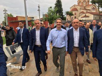 Στην Θέρμη ο Κυριάκος Μητσοτάκης με πολιτικά και αθλητικά μηνύματα (ΒΙΝΤΕΟ & ΦΩΤΟ)