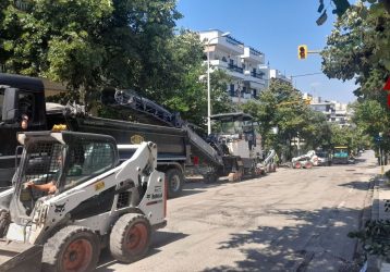 Θεσσαλονίκη: Ξεκίνησαν τα έργα ασφαλτόστρωσης στην Τούμπα (ΦΩΤΟ)