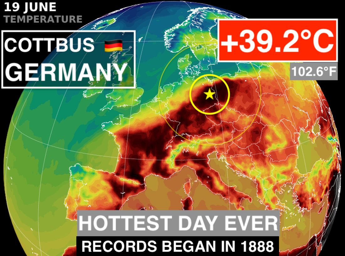 Γερμανία θερμοκρασία