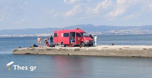 Θεσσαλονίκη: Νεκροί οι δύο επιβαίνοντες του αυτοκινήτου που έπεσε στην θάλασσα στους Νέους Επιβάτες (ΒΙΝΤΕΟ & ΦΩΤΟ)
