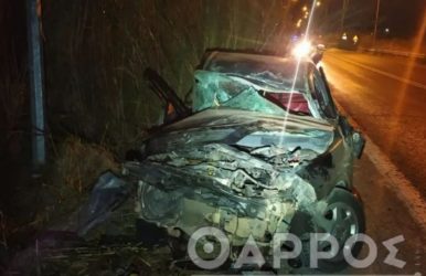 Θανατηφόρο τροχαίο στην Καλαμάτα – Νεκρός 20χρονος
