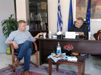 Δήμος Κορδελιού – Ευόσμου: Μανδαλιανός και Γιουτίκας συζήτησαν για τη δυσοσμία