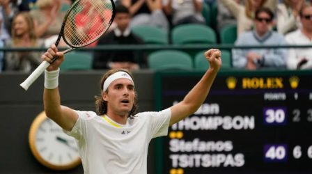 Wimbledon: “Αέρας” ο Τσιτσιπάς προκρίθηκε στον τρίτο γύρο