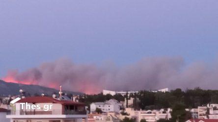 Φωτιά στην Πεντέλη: Ανοιξε η Αττική Οδός προς το αεροδρόμιο “Ελευθέριος Βενιζέλος”