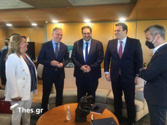 Θεσσαλονίκη: Επίσκεψη Πιερρακάκη και Λιβάνιου στην πόλη – Τι συζήτησαν (ΦΩΤΟ)