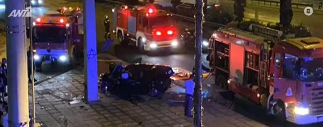 Τροχαίο στον Κηφισό: Νεκρός ο οδηγός – Κόπηκε ο ουρανός για τον απεγκλωβισμό του (ΒΙΝΤΕΟ)