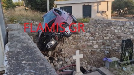 Πάτρα: Αυτοκίνητο έπεσε σε μάντρα νεκροταφείου – Νεκρός ένας 25χρονος 