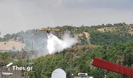 Εύβοια: Υπό έλεγχο η φωτιά κοντά στο μοναστήρι του Αγίου Γεωργίου Αρμά